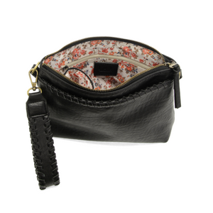 Joy Susan Oakleigh Whipstitch Topzip Wristlet/Crossbody