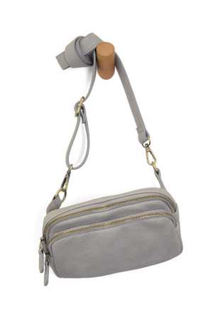 Joy Susan Kylie Double Zip Sling/Belt Bag