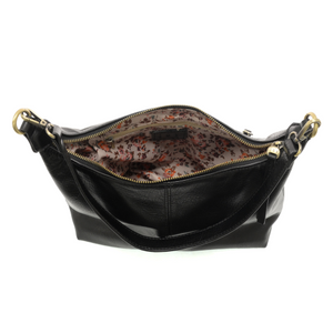 Joy Susan Danna Top Zip Crossbody - Black