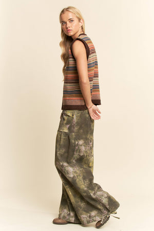 Fall In Love With Stripes Sweater Vest