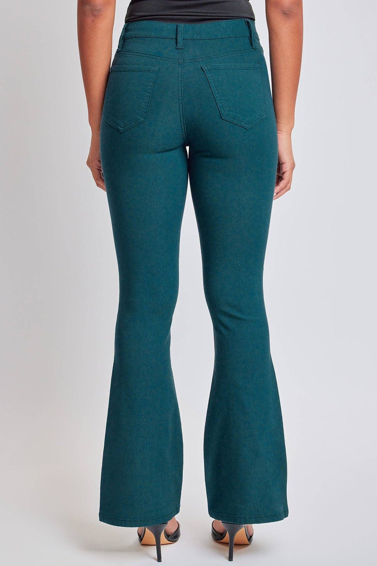 Forest Green Hyperstretch Flare Pant
