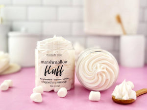 Overstimulated (Marshmallow Fluff) Whipped Soap & Foaming Sugar Scrub