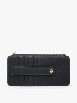 WL1889 Saige Slim Card Holder Women's Wallet: Navy