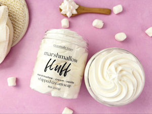 Overstimulated (Marshmallow Fluff) Whipped Soap & Foaming Sugar Scrub