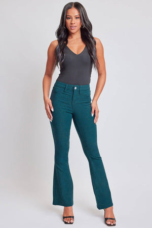 Forest Green Hyperstretch Flare Pant
