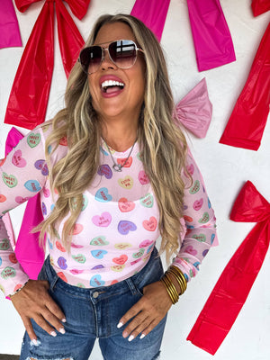 VALENTINES DRESS IT UP MESH TOPS:CHEETAH HEARTS