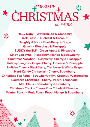 Amped Up Loaded Teas - Christmas Tea Jack Frost Loaded Tea