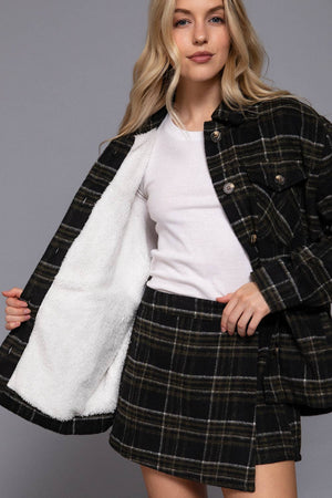 The Frosted Plaid Flannel Jacket