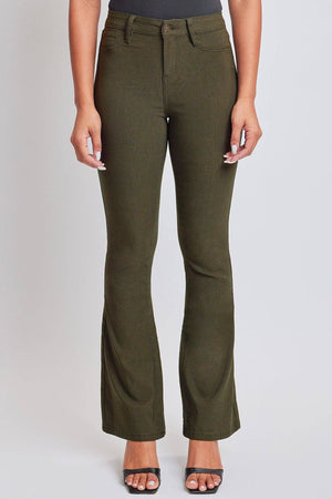 Forest Green Hyperstretch Flare Pant