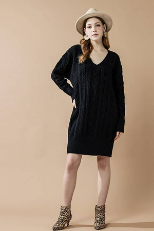 The Sweet Haven Sweater Dress