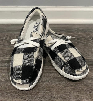 Gypsy Jazz Riley- White/Black