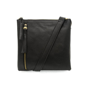 Joy Susan Dawn Multi Pocket Compact Crossbody Bag - Black