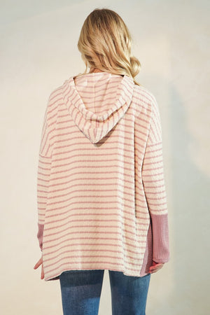 Sweetheart Striped Hoodie