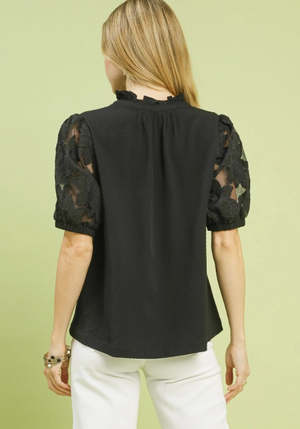 Midnight Moment Lace Top