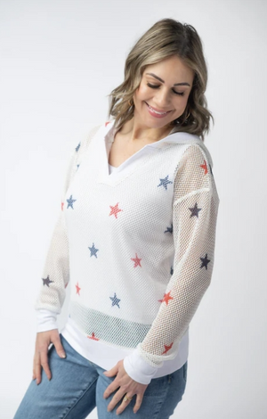 American Stars Mesh Hoodie