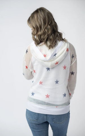 American Stars Mesh Hoodie