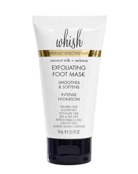 Whish Coconut Milk+Verbena Exfoliating Foot Mask