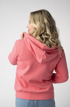 Sunkissed Coral FullZip by Michelle Mae