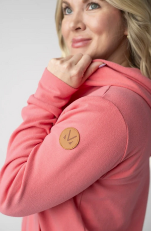 Sunkissed Coral FullZip by Michelle Mae