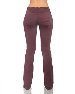 Rubberband Stretch Sarina Bootcut - Bordeaux