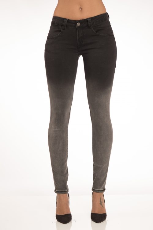 Rubberband Stretch Sarina Skinny - Black gradient