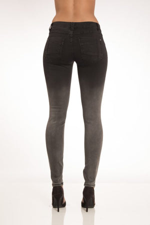 Rubberband Stretch Sarina Skinny - Black gradient