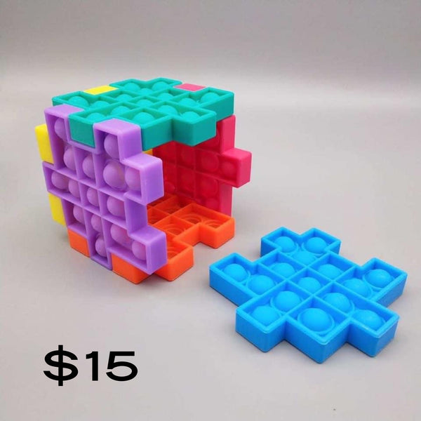 Cube puzzle popper - 701 Chic Boutique
