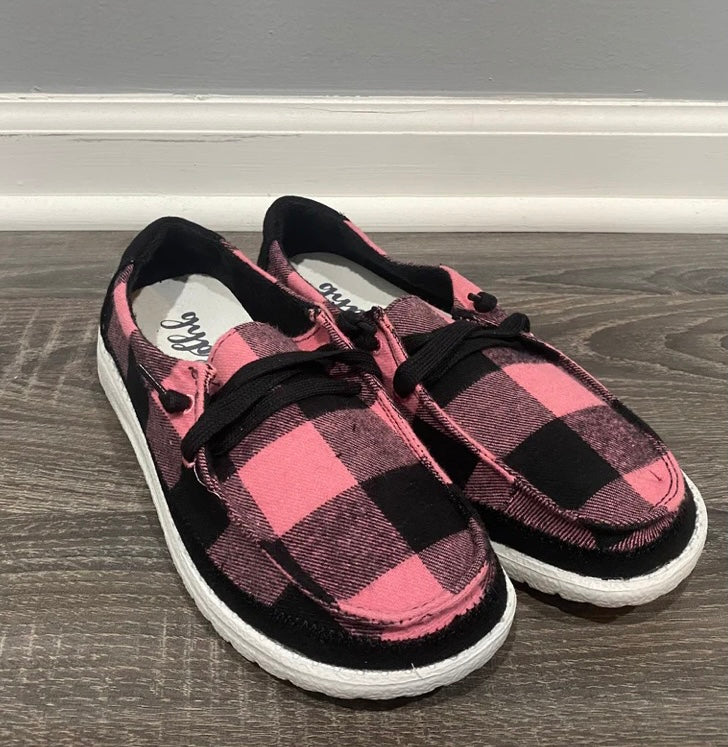 Gypsy Jazz Riley- Pink/Black