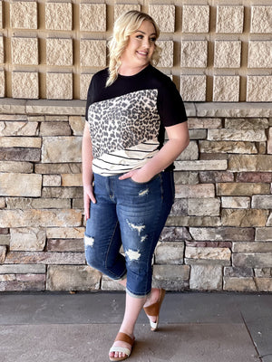 Crop It Like It's Hot Judy Blue Denim Capri Jeans